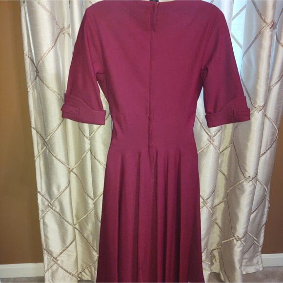 Unique Vintage Swing Dress NWT & Professionally Dry Cleaned - Picture 3 of 9